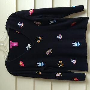 Alexandra Bartlett Black Sweater Large